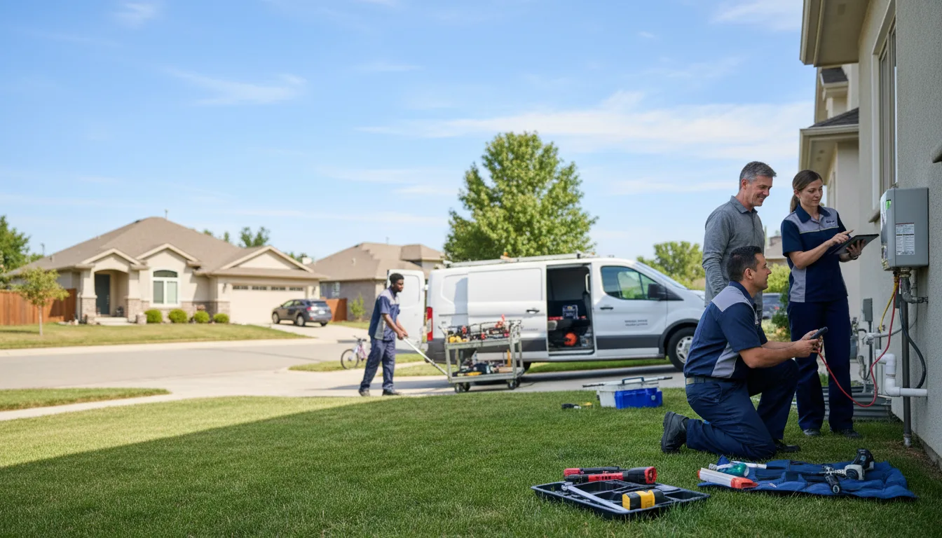 Tankless water heater service in Centerville, UT
